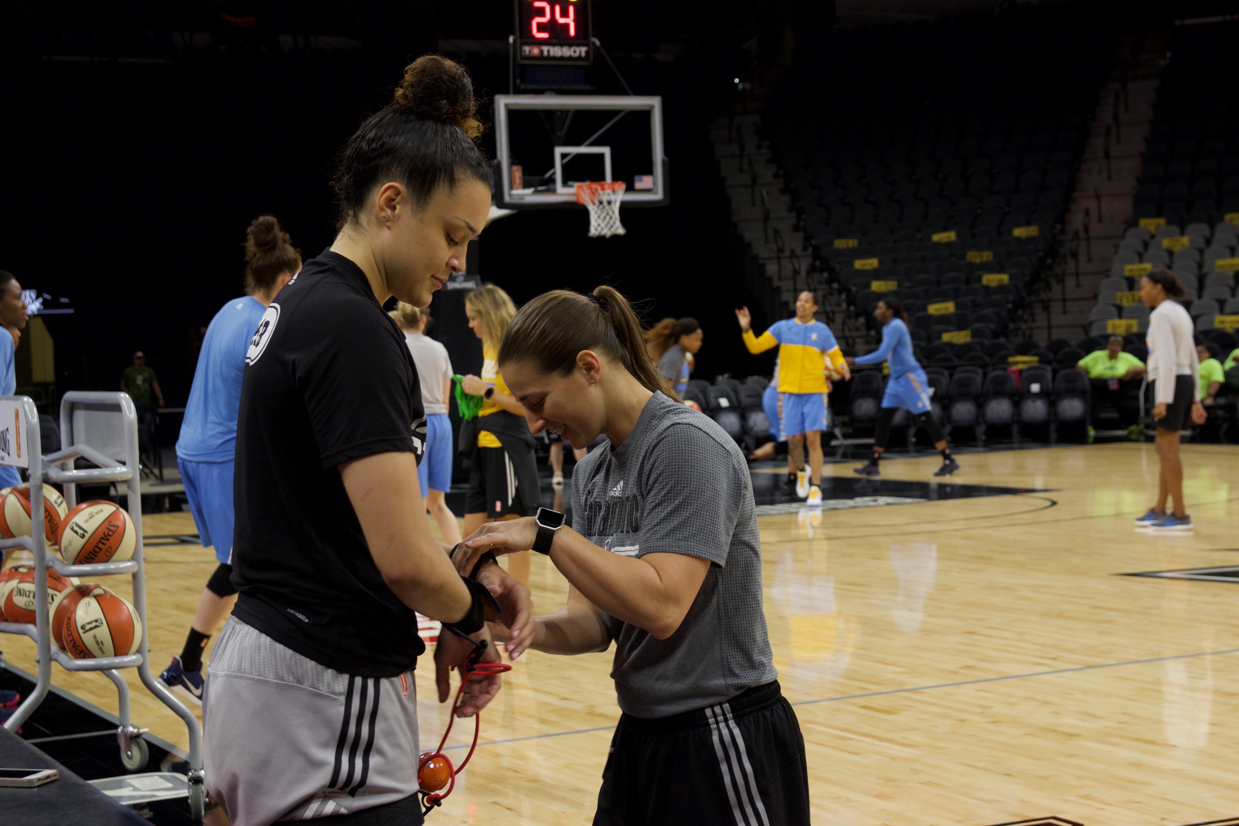 Athlete training with Sports Bra Strength